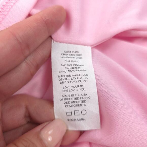 NEW Show Me Your Mumu Barbie Lets Go Mini Dress Pink Sequin 90s Y2k Coquette - Picture 8 of 8